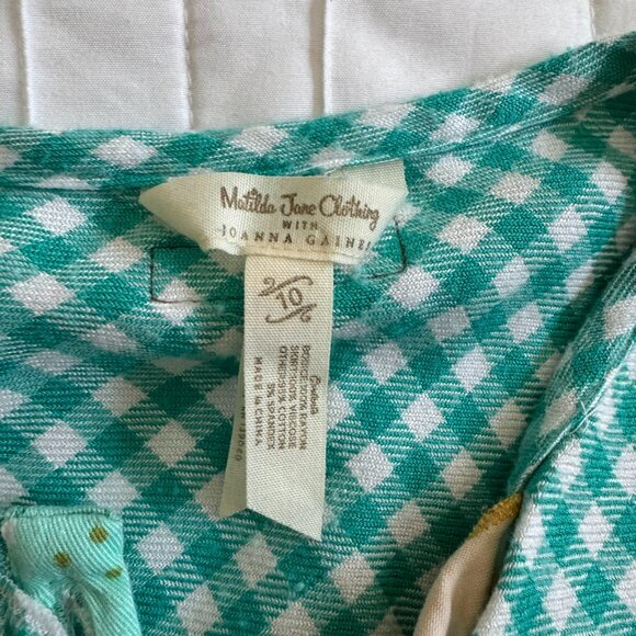 Matilda Jane Clothing Girls Size 10 EUC Pecan Pie Tunic - Picture 2 of 3